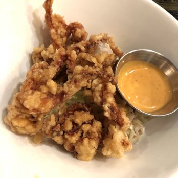 Photo of RakiRaki Ramen & Tsukemen - San Diego, CA, United States. Ikageso Karaage. Fried squid.