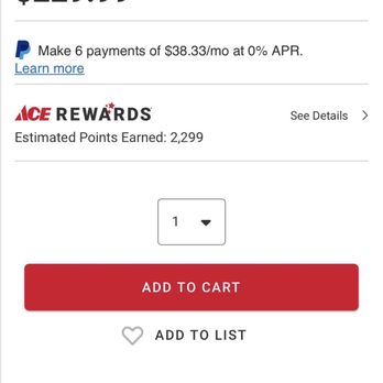 Alamo Ace Hardware - An "in stock" item they're not willing to sell. - Hardware Stores Near Me - Alamo, California