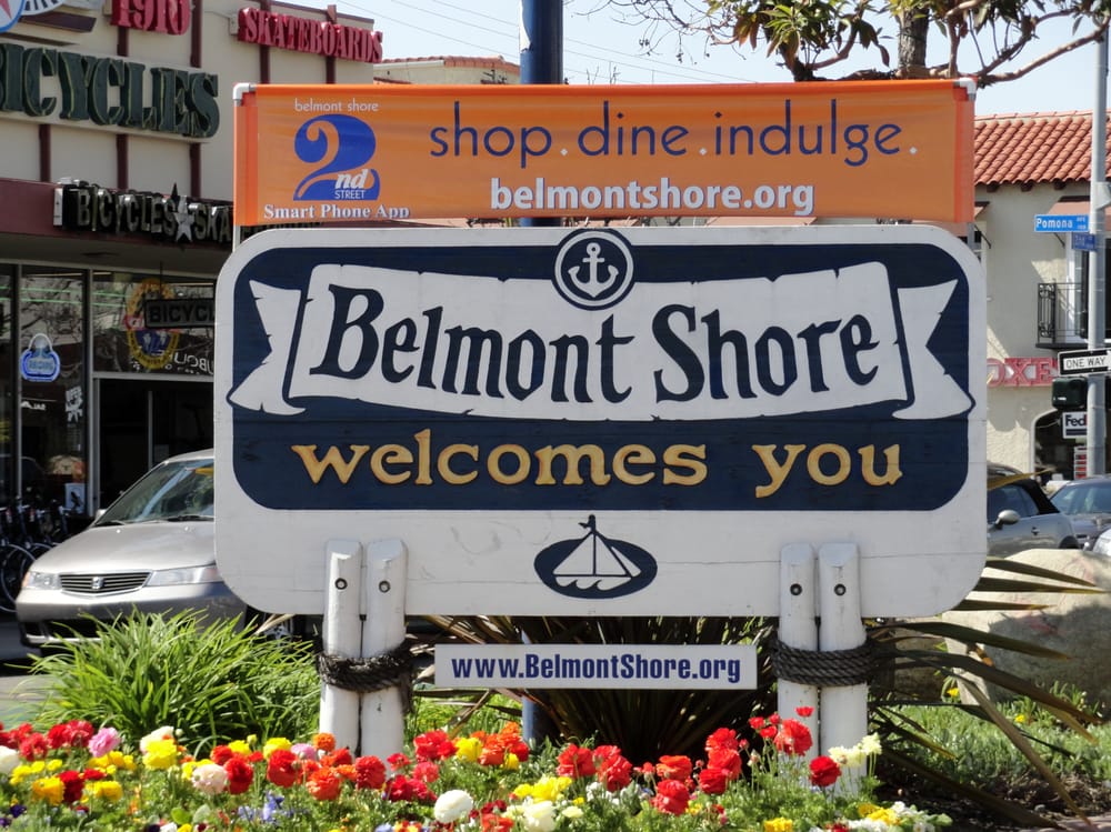 The Belmont Shore Green Bike Lane Logo