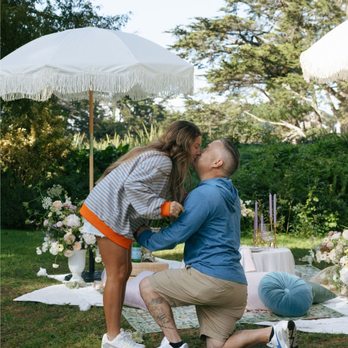 Luxury Picnics SF - When I popped the question! - Party Equipment Rentals Near Me