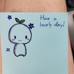 Live Well 360 Beauty & Wellness Center - Nikki drew this quick sketch for me while I was getting dressed after the massage.