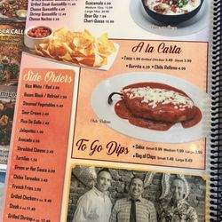 Lucia's Cocina Mexicana - Menu