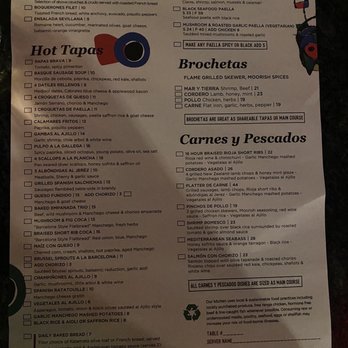 Cafe Sevilla - Food menu - Spanish Near Me - Costa Mesa, California Cafe Sevilla - Food menu - Spanish Near Me - Costa Mesa, California
