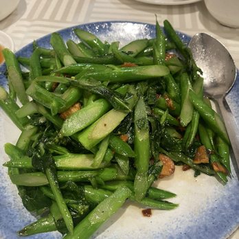 Ocean Bo - Chinese Broccoli with Dried Flounder. - Dim Sum Near Me - El Monte, California