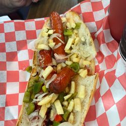 Domenico's Pizzeria & Liquor Store - Italian hot dog