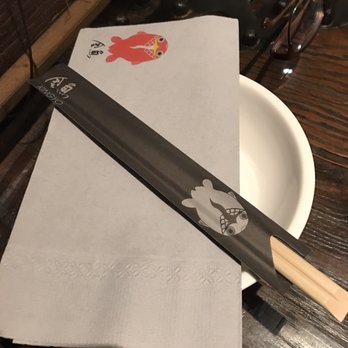 Kingyo - Napkin and chopsticks - Japanese Near Me - Vancouver, British Columbia