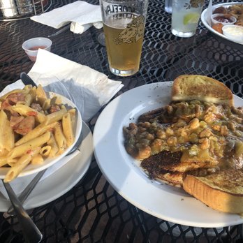 Big Easy Grille - Blackened Catfish topped with Étouffée w/ side of Mac and cheese. - Seafood Near Me - Atlanta, Georgia Big Easy Grille - Blackened Catfish topped with Étouffée w/ side of Mac and cheese. - Seafood Near Me - Atlanta, Georgia