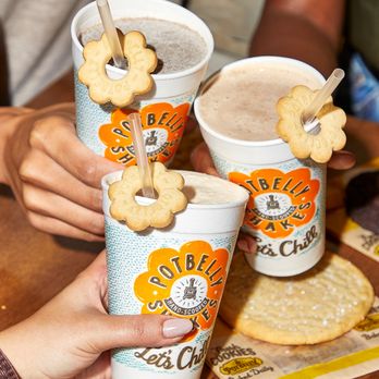 Potbelly - three cups of hot chocolate - Sandwiches Near Me - Spring, Texas Potbelly - three cups of hot chocolate - Sandwiches Near Me - Spring, Texas