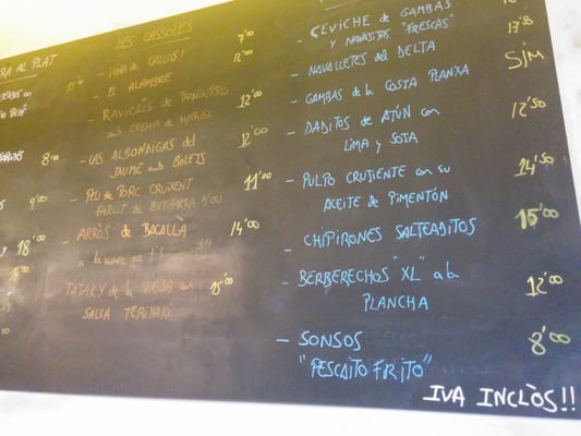 Menu photo 2 Els Tres Porquets Barcelona, B