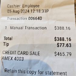 Frost Salon - Transaction