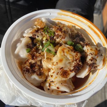 White Bear - Wontons with chili oil - Chinese Near Me - Flushing, New York