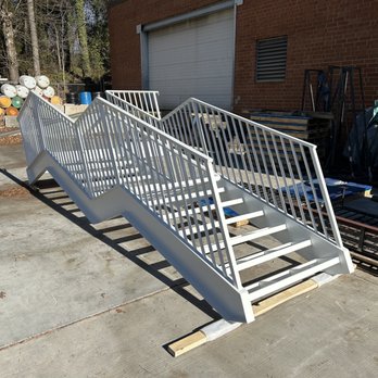 Unique Coatings - Aluminum Staircase. - Powder Coating Near Me - High Point, North Carolina Unique Coatings - Aluminum Staircase. - Powder Coating Near Me - High Point, North Carolina