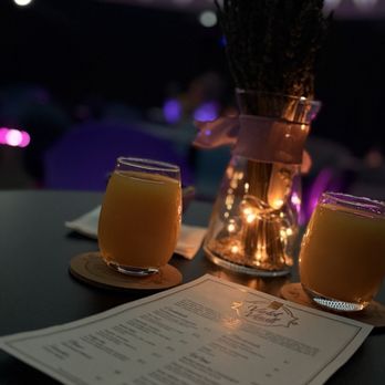 The Violet Vault - Welcome drink a mimosa with lavender. - Speakeasies Near Me - Spring Hill, Kansas The Violet Vault - Welcome drink a mimosa with lavender. - Speakeasies Near Me - Spring Hill, Kansas