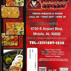 Japanese Express - Restaurants address, open hours and phone number.