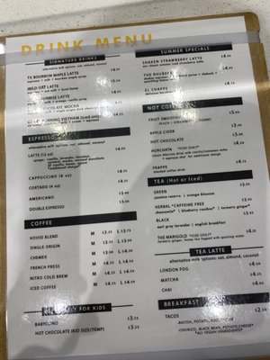 Menu photo 3 Trio Coffee Flower Mound, TX