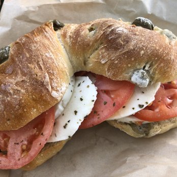 Rosetta Bakery - The beat sandwich ever! Fresh mozzarella and tomatoes on an olive baguette. - Bakeries Near Me - Miami Beach, Florida