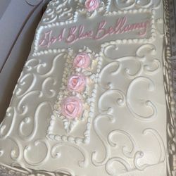 Rosie's Cakes & Cookies - Baptism Cake Full Sheet