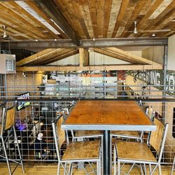 High Alpine Brewing - Upstairs patio area