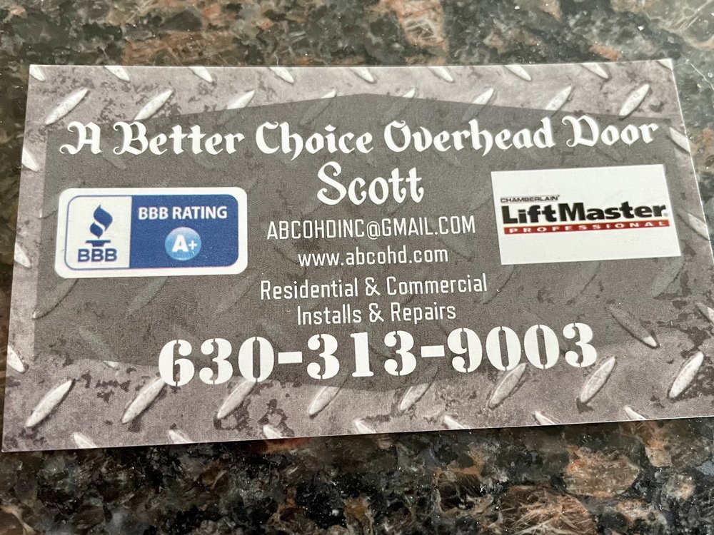 ABETTER CHOICE GARAGE DOOR SERVICE 44 Photos & 17 Reviews 1905