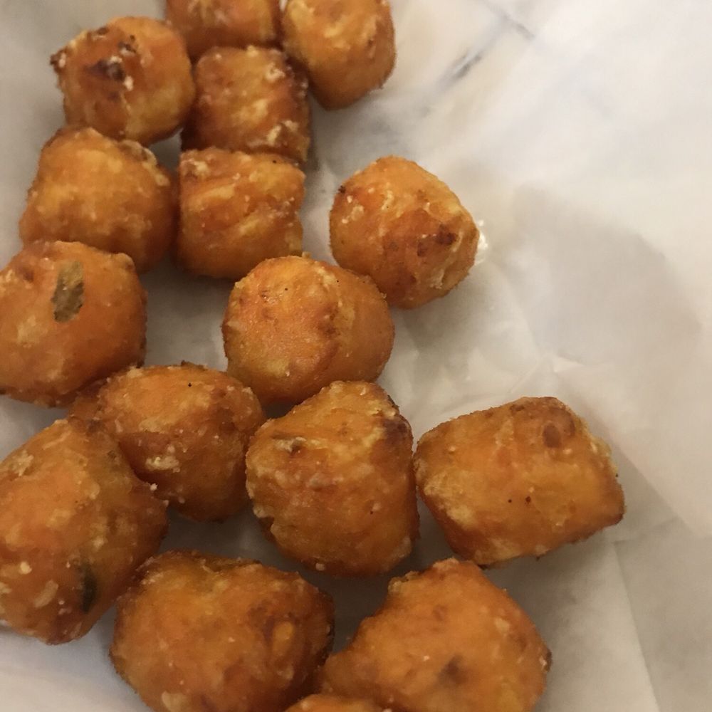 Small Batch - ...and we couldn't resist a side of sweet potato tots. - Breweries Near Me - Winston-Salem, North Carolina