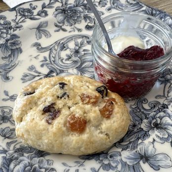 Classics Cafe & Flower Shop - Classic Scone with raspberry jam - Florists Near Me - Cypress, California Classics Cafe & Flower Shop - Classic Scone with raspberry jam - Florists Near Me - Cypress, California