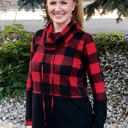 Hailey & Co Buffalo Plaid Pullover