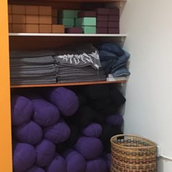 RedBloom Yoga - All equipment provided! You can BYO but I used one of their mats and it was nice and clean.