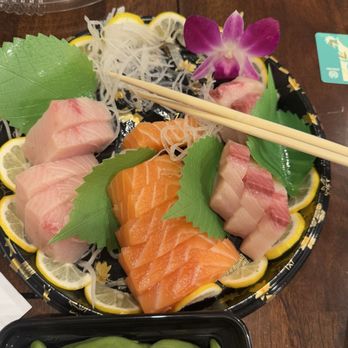 IV Sushi Togo - 2 orders is salmon sashimi and 1 order of hamachi - Sushi Bars Near Me - Danville, California