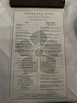 Menu photo 4 Cherokee Rose BBQ Bar & Kitchen Stone Mountain, GA