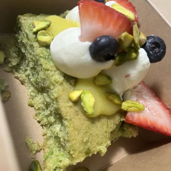 Freight House - Pea pistachio cake desert. Yum - American Near Me - Paducah, Kentucky Freight House - Pea pistachio cake desert. Yum - American Near Me - Paducah, Kentucky