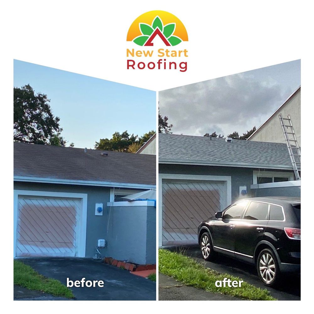 Slide of New Start Roofing
