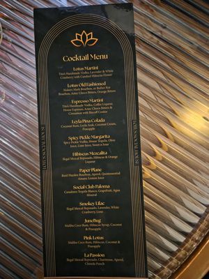 Menu photo 1 Lotus Social House El Paso, TX