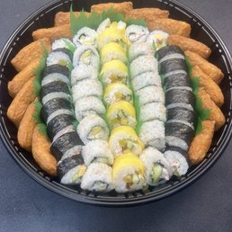 Inari maki platter Somebody who is not into sushi can join this platter It was a big dish to enjoy for around 6 ppl!! Inari maki platter Somebody who is not into sushi can join this platter It was a big dish to enjoy for around 6 ppl!!