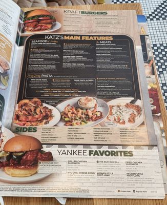 Menu photo 2 Katz's Houston, TX