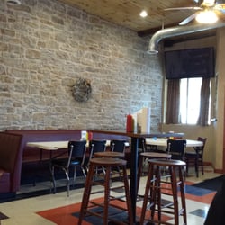 Greeley Cafe - Wonderful rock walls!