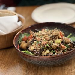Zaytoon Mediterranean Restaurant & Bar - Eggplants salata: yum and good portion