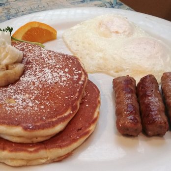 Moke's Bread & Breakfast - Combo with banana pancakes - Breakfast & Brunch Near Me - Kailua, Hawaii