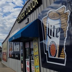 Corner Liquor Store - view of front of building
