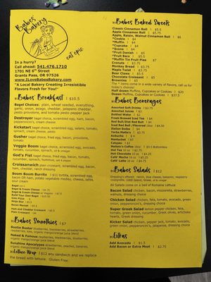 Menu photo 1 Babes' Bakery Grants Pass, OR Menu photo 1 Babes' Bakery Grants Pass, OR