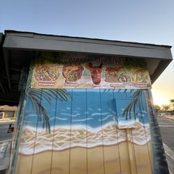 Outside