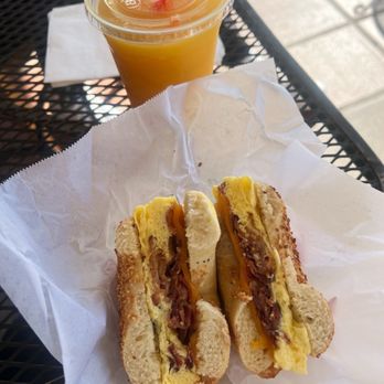 Back East Bagels - Breakfast Egg, Meat and Cheese - Bagels Near Me - Tempe, Arizona