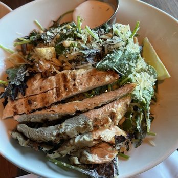 Eureka - Blackened Salmon Kale Caesar Salad (sub Chicken) - American Near Me - Santa Clara, California