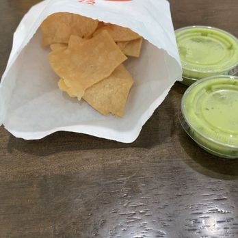 El Pollo Loco - A Side of Tortilla Chips with Hot Chili Sauce. - Fast Food Near Me - San Diego, California