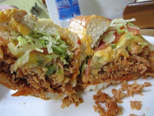 B J Sandwich Shop by null