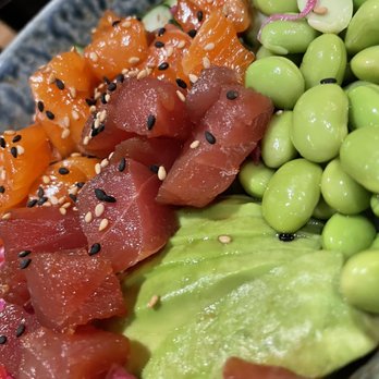 Spice Asian Kitchen - Poke bowl w/ tuna and salmon - Asian Fusion Near Me - Fort Mill, South Carolina