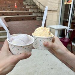 Lavender Lemon Cookie (left) and Birthday Cake (right)