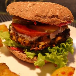 Cúrcuma - MacCurcumina. La mejor hamburguesa de lentejas,