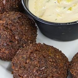 Petra Mediterranean Grill - The Falafel appetizer.
