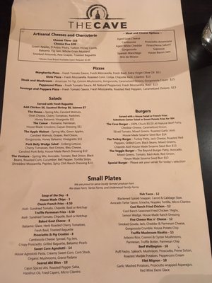 Menu photo 6 The Cave Ventura, CA Menu photo 6 The Cave Ventura, CA