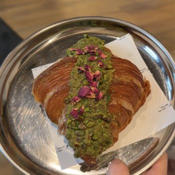 Librae Bakery - Pistachio rose croissant - Bakeries Near Me - New York, New York